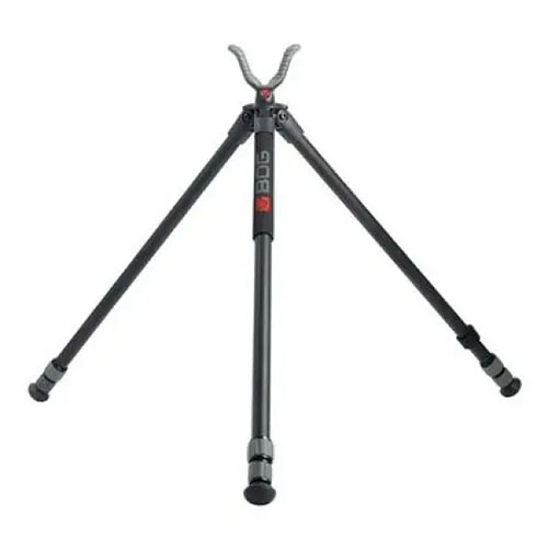 Der DeadShot® Tripod ist leicht, stabil und einfach zu bedienen, mit verstellbarer Höhe, einem komfortablen Griff und einem rutschfesten Shooting Rest für präzises Zielen.