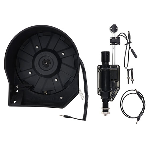 Das X-10 überzeugt mit robuster Stahlkonstruktion, ergonomischem Rollergriff, integrierter LED, und schnellem Wechsel von Tool Head und Shell Plate für verschiedene Kaliber.