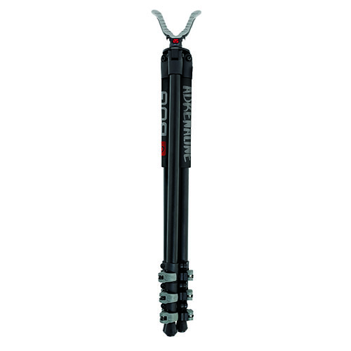 Der BOG Adrenaline Tripod bietet maximale Portabilität und Stabilität mit Lever Leg Locks, Metallfußspikes und dem Switcheroo® System für schnellen Zubehörwechsel.