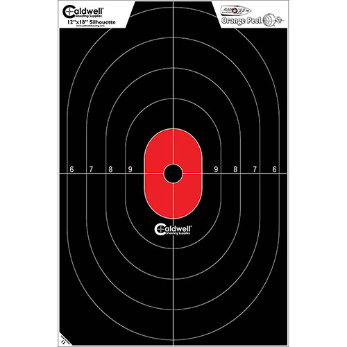 Die Caldwell® Silhouette Flake Off Targets sind ideal, um deine defensiven Schießfähigkeiten zu verbessern, mit hoher Sichtbarkeit und einem 2:1 Größenverhältnis.