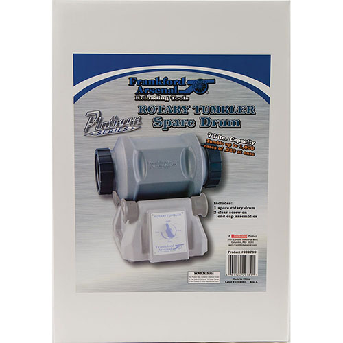 Brauche mehr Kapazität? Der Platinum Series Spare Rotary Tumbler Drum ist die perfekte Ergänzung für den Hochkapazitäts-Wiederlader.