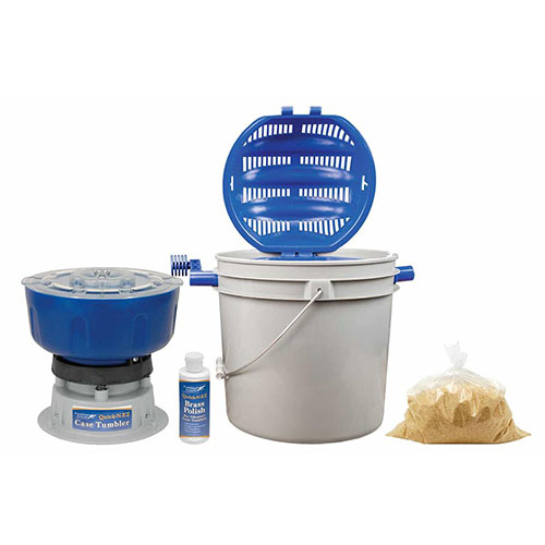 Der Frankford Arsenal Quick-N-EZ Case Tumbler reinigt dein Brass schnell und einfach, hält bis zu 600 9mm oder 350 .223 Hülsen und kommt mit allem, was du brauchst!