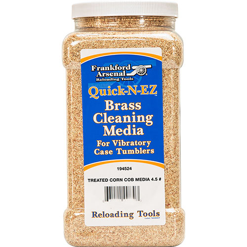 Das Frankford Arsenal Brass Cleaning Media mit behandeltem Maiskolben reinigt und poliert dein Metall, dank integrierter Brass Polish für optimale Ergebnisse.