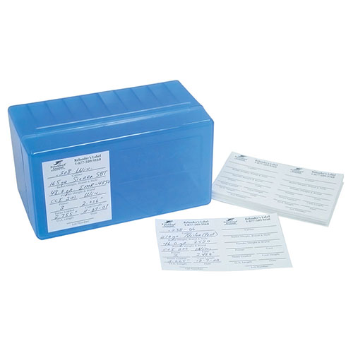 Die Frankford Arsenal Reloader's Labels helfen dir, wichtige Daten zu deinen Handladungen für Pistolen, Gewehre und Schrotflinten festzuhalten und leicht zu entfernen.