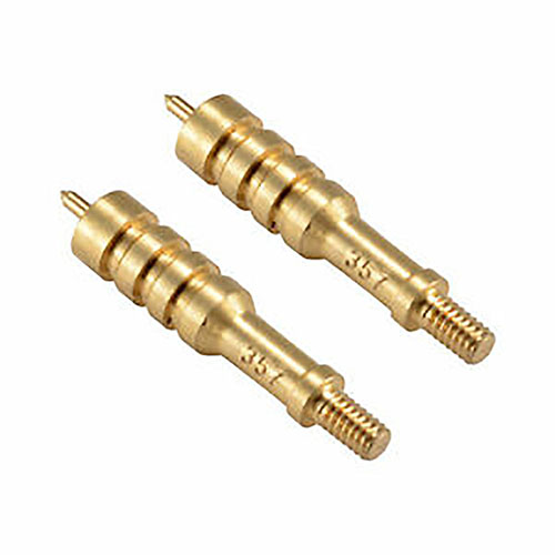 Die Tipton Solid Brass Jags bieten eine perfekte Passform zwischen Patch und Lauf, mit einer spitzen Spitze, die den Patch zentriert. Ideal für präzises Reinigen!
