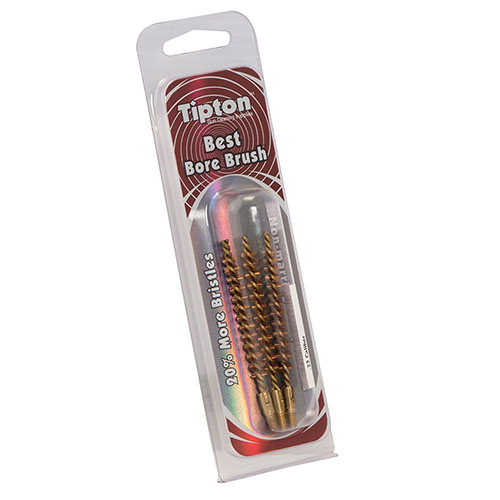 Die Tipton® Best Bore Brushes bieten 20% mehr Borsten, sind aus einem Stück Messingdraht gefertigt und garantieren höchste Qualität für die Pflege deiner Waffen.