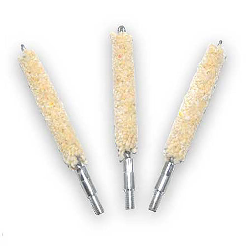 Die 100% Baumwoll-Bore Mops sind ultra-absorbierend und ideal, um Lösungsmittel, Schmierstoffe und Konservierungsmittel in deinen Lauf und Kammer zu bringen.