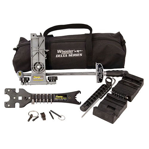 Das Wheeler Delta Series AR Armorers Essentials Kit bietet dir alle wichtigen Werkzeuge für den Bau, die Reparatur und die Wartung von AR-15/M16-Gewehren.