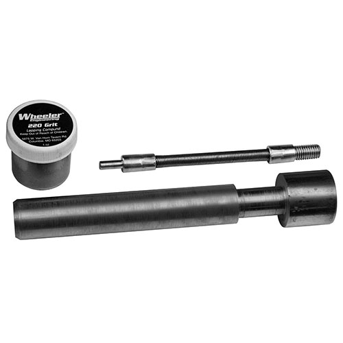 Mit dem Wheeler AR Receiver Lapping Tool erzielst du eine perfekte Passform zwischen Receiver und Lauf. Der Stahlwerkzeug und 220 Grit Lapping Compound sorgen für präzise Ergebnisse.