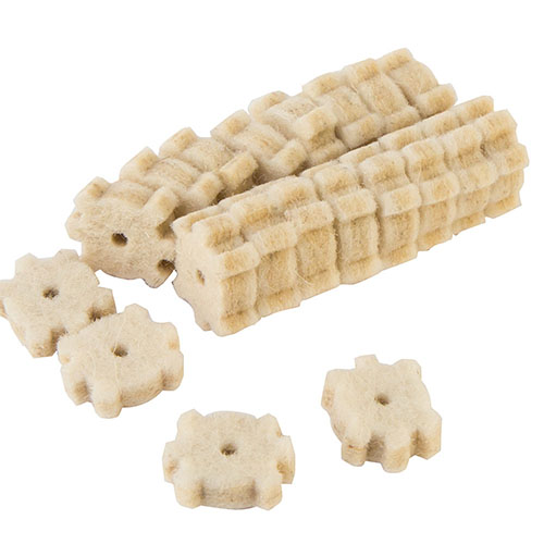 Die Wheeler Delta Series Star Chamber Cleaning Pads aus komprimierter Wolle erleichtern die Reinigung deiner Waffe. 20 Pads mit 8-32 Gewinde für den Reinigungsstab!