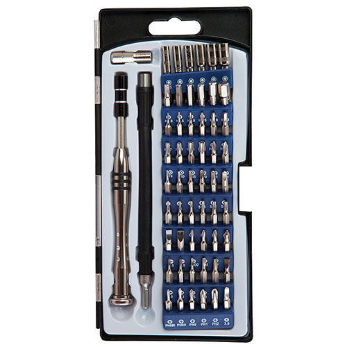 Das Wheeler Precision Micro Screwdriver Set enthält 58 Teile und kommt in einem organisierten Trage-/Aufbewahrungskoffer – perfekt für präzise Arbeiten an Waffen und Zubehör!