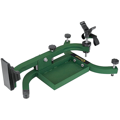 Der Caldwell Lead Sled® Solo™ bietet eine präzise Höhenverstellung, ein einzigartiges Offset-Rahmen-Design für alle Gewehre und reduziert den Rückstoß effektiv.