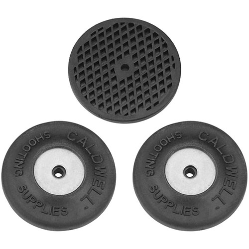 Die Caldwell BR Feet bieten eine stabile, rutschfeste Lösung, um die Metallfüße deines Rock BR zu schützen und Kratzer auf deinem Tisch zu vermeiden.