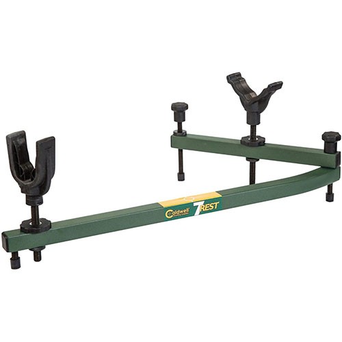 Der Caldwell 7-Rest™ bietet maximale Stabilität, verstellbare Unterstützung für jede Waffe und ist für Links- und Rechtshänder geeignet – perfekt für den Schießsport!