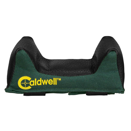 Die Caldwell Universal Front Rest Bags bieten schnelle Montage mit Klettverschluss, sicheren Halt durch Leder und Formbeständigkeit dank Polyester – perfekt für dein Schießen!