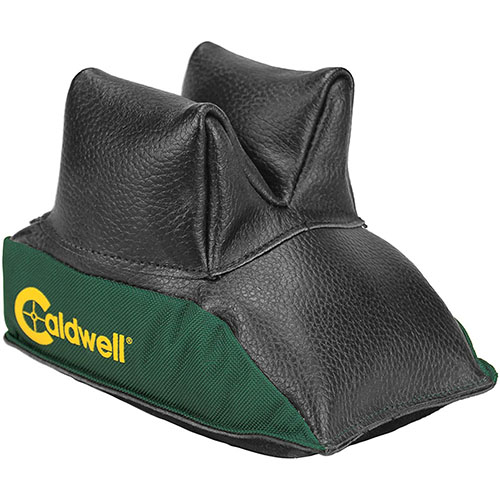 Der Caldwell Universal Rear Shooting Bag - Filled bietet dir eine stabile Schussunterlage aus hochwertigem Leder und Polyester, die die Form behält und mit den meisten Frontrests kompatibel ist.