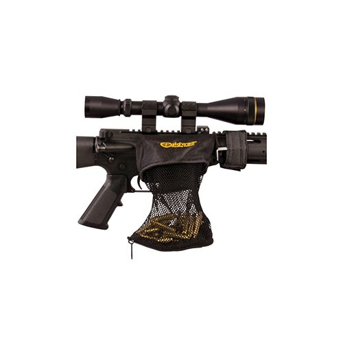 Mit dem Caldwell AR-15 Brass Catcher sammelst du ejected .223 Brass mühelos, schützt dich vor heißem Brass und erleichtert das Entleeren dank Reißverschluss.