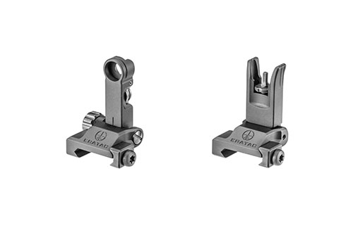 Die ERATAC Backup Sights bieten präzise Zielgenauigkeit, sind robust und korrosionsbeständig, mit einem ultra-niedrigen Profil und werkzeuglosen Höhenanpassungen.