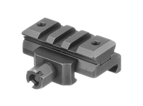 Mit dem ERATAC Picatinny Riser BH15 L130 sicherst du Zubehör schnell und stabil und erhöhst deine Optik für ein besseres Sichtbild.