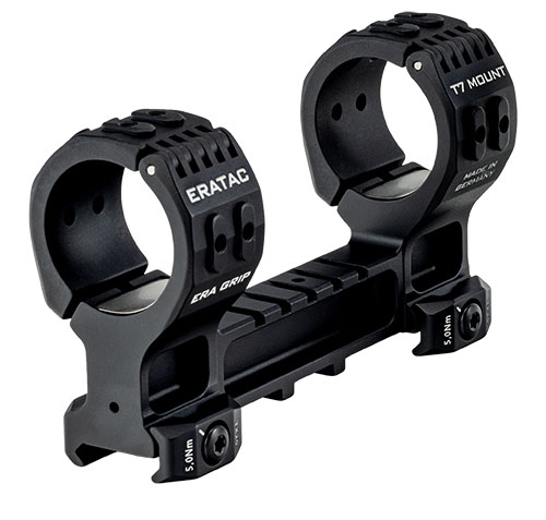 Die ERATAC T7 Wilcox Picatinny Mount bietet eine robuste, zuverlässige Lösung für die sichere Montage von Zubehör in zwei Höhen für optimale Ausrichtung.