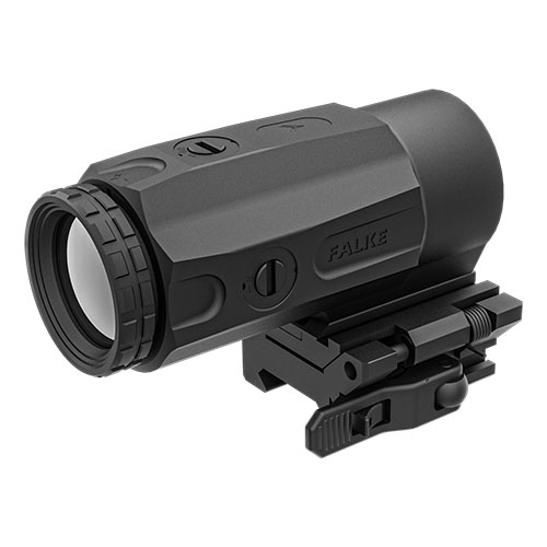 Die FALKE B5X ist kompatibel mit FALKE LE und anderen Visieren, hat eine robuste Aluminiumhülle, ist beschlagfrei und wird von Spezialeinheiten genutzt.