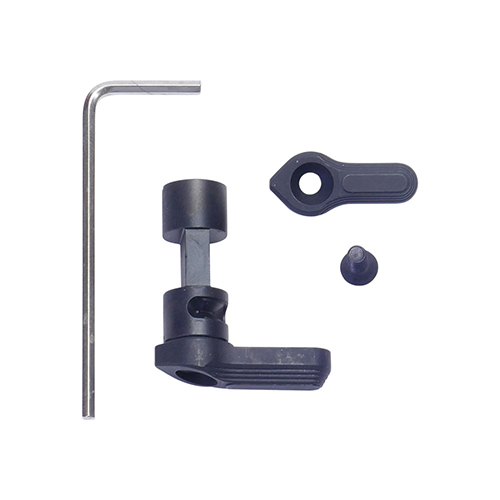 Der SCHMEISSER Ambidextrous Safety Selector bietet eine bequeme 45°/90° Bedienung, ergonomische Steuerung und einfache „drop-in“ Installation für maximale Sicherheit.