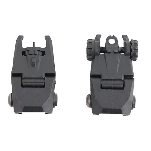 Das Scout AR-15 Flip-Up Sight Set bietet eine kompakte Bauweise, ist leicht, robust und kompatibel mit Picatinny Rails – ideal als Backup-Sicht!