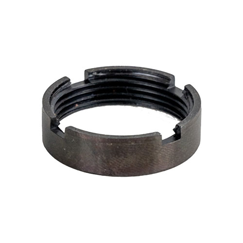 Die AR-15 Mil-Spec Castle Nut sichert den Buffer Tube an der unteren Receiver und bietet Stabilität für zuverlässigen Betrieb und verbesserte Genauigkeit.