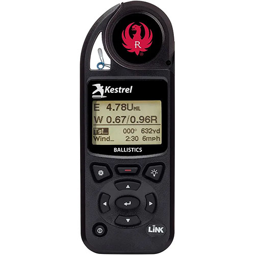Der Ruger Kestrel 5700 Ballistics Weather Meter bietet präzise Ballistiklösungen mit einer vorinstallierten Bibliothek, Bluetooth®-Verbindung und automatischer Wettererfassung.