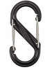 Der Nite Ize S-Biner #2 ist leicht, aus strapazierfähigem, glasfaserverstärktem Nylon und hat einen sicheren Edelstahl-Drahtverschluss für zuverlässigen Halt.