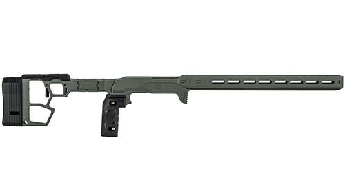 Das ACC Premier GEN2 Chassis bietet Stabilität, Anpassungsfähigkeit und einfache Installation für präzises Schießen bei Rimfire-Wettbewerben.