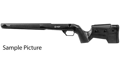 Der MDT CRBN Kit bietet ein leichtes, robustes Design mit einem stabilen Magnesium-Mikrochassis, ideal für präzises Schießen und lange Jagden.