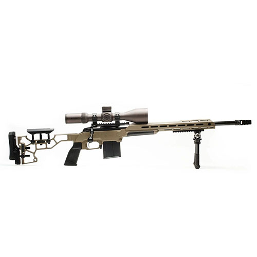 Das MDT ESS Chassis System Kit für Remington 700 bietet optimale Ergonomie, einen verstellbaren Schaft und eine einfache Magazinhandhabung – perfekt für Links- und Rechtshänder!
