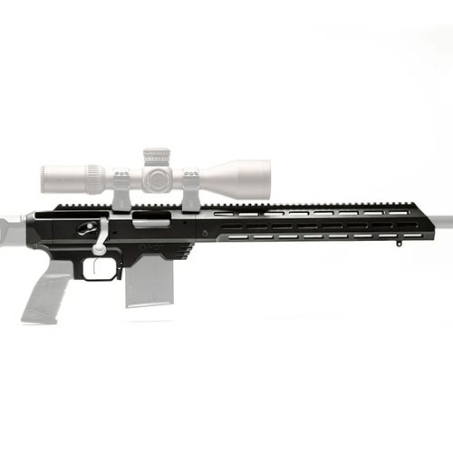 Das MDT TAC21 Gen 2 Chassis bietet dir Benchrest-Genauigkeit, überlegene Ergonomie und einfache Montage in weniger als einer Stunde ohne Bettung.