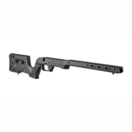 Das MDT XRS Chassis ist eine komplette Schaftlösung für die Remington 700 SA RH. Anpassbar, keine AR-Teile nötig und einfach zu montieren – perfekt für deinen Bedarf!