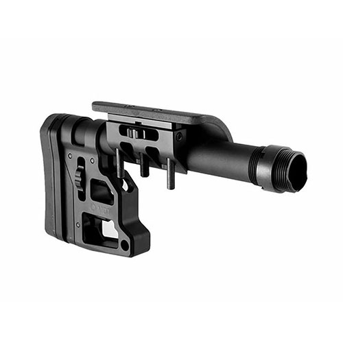 Der MDT Skeleton Carbine Stock bietet höchste Vielseitigkeit und Ergonomie mit werkzeugloser Verstellbarkeit. Passt perfekt auf alle LSS Chassises und AR-15.