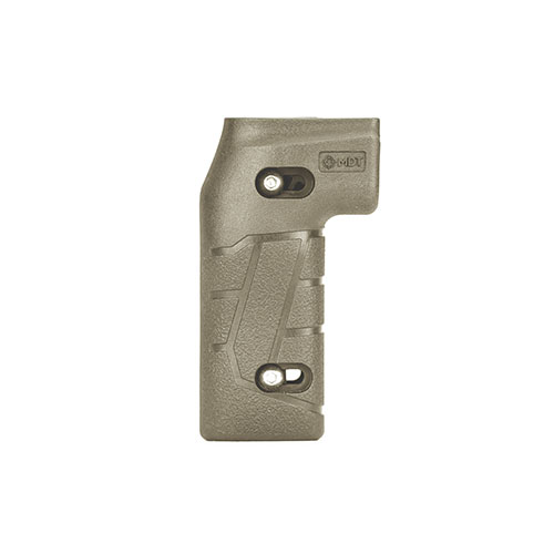 Der MDT Premier Adjustable Vertical Grip bietet perfekte Fingerplatzierung und eine gerade Abzugbetätigung, anpassbar für maximalen Komfort und Kontrolle.