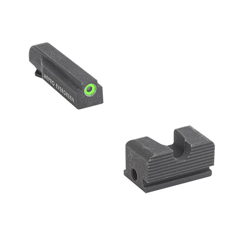 Das Mepro Evergreen™ bietet superhelle LED-beleuchtete Visierungen für optimale Zielerfassung bei Tag und Nacht und erhöht deine Trefferquote erheblich.