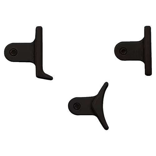 Entdecke die verstellbaren Trigger-Schuhe für Calvin Elite Custom AR & Remington 700. Der komplette Kit enthält heeled, curved und straight Schuhe in verschiedenen Farben!