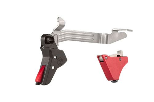 Der Timney Alpha Competition Trigger hat ein Pull Weight von 3 lb, bietet einen sanften Abzug und ist einfach zu installieren – perfekt für deine Glock!