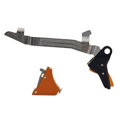 Der Timney Alpha Competition Trigger für Glock Gen 5 bietet einen 3lb Abzug, perfekte Passform, extrem geringe Reibung und übersteht 10.000 Schuss ohne Wartung.