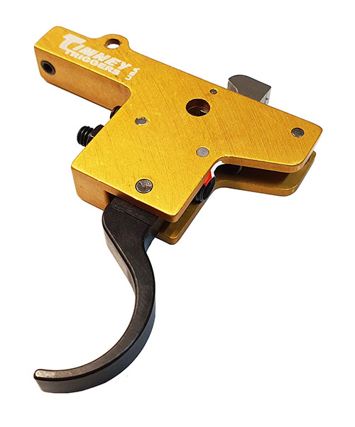 Der MAUSER FEATHERWEIGHT von TIMNEY bietet einen einstellbaren Abzugsgewicht von 1,5-4 lb, eine einfache Installation und präzise Anpassungen für deinen schwedischen Mauser.