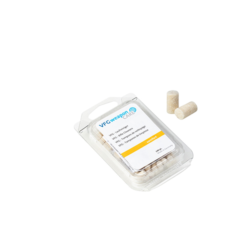 Die VFG COMFORT Laufreiniger sind ideal für leichte Verschmutzungen sowie zum Ölen oder Entölen. Enthält 100 Stück für Kaliber 4-4,5mm.