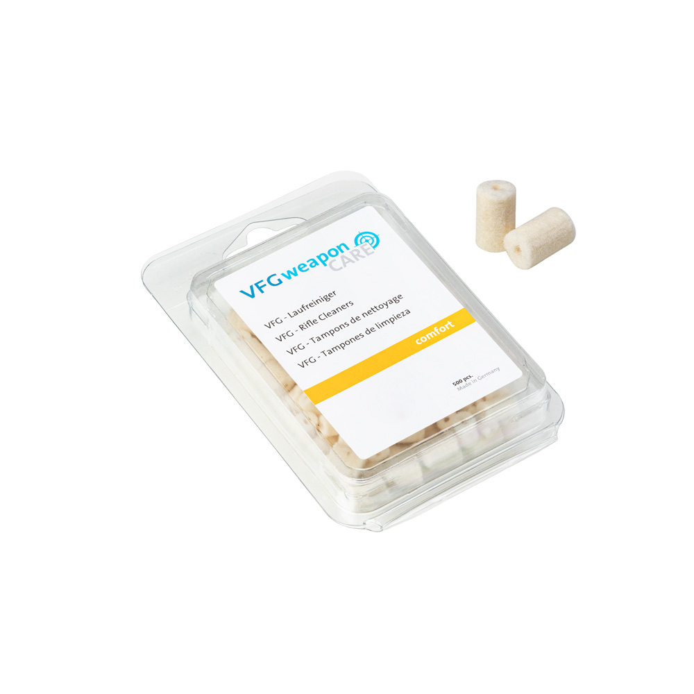Laufreiniger, 500 St., Comfort – für Kal. 4–4,5 mm