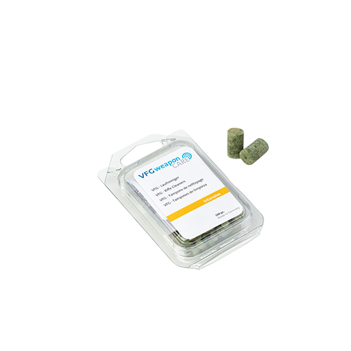 Der VFG Barrel Cleaner Intensive für Kaliber 4-4,5mm reinigt effektiv ohne Bürsten und absorbiert Schmutz tief in den Zügen dank seiner porösen Struktur.