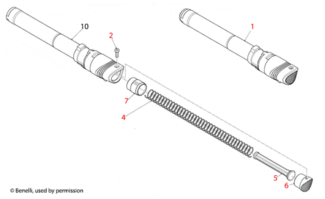 Benelli U.S.A.® Super Vinci Magazine Tube 