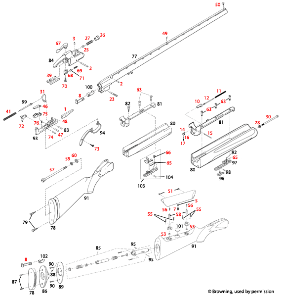 Savage 99 parts diagram