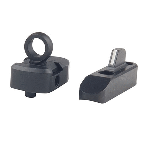 Das MARLIN 336/1894/30AS Ghost Ring Sight Set bietet eine einteilige Frontbasis und eine verstellbare Ghost Ring Visierung für schnelles Zielen ohne Bohren.