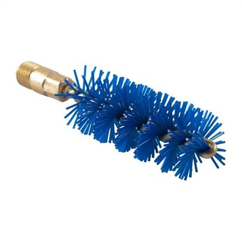 Die robusten IOSSO Nyflex Shotgun Bore Brushes reinigen effektiv deine Schrotflinte, ohne den Lauf zu zerkratzen. Die flexiblen blauen Borsten entfernen mühelos alle Ablagerungen.