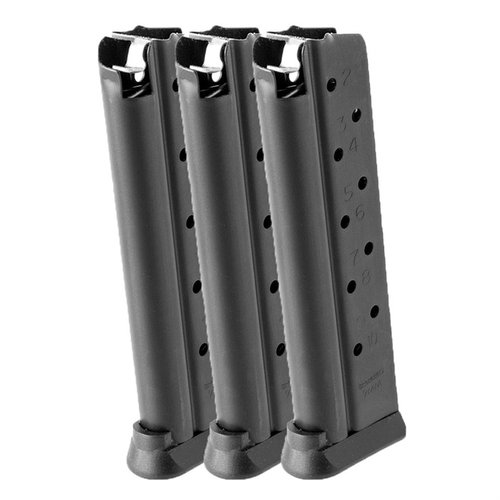Die BRN Gen2 1911 9MM Magazine bieten robuste Edelstahlkonstruktion, Anti-Tilt-Follower, extra starke Feder und eine Xylan-Beschichtung für Korrosionsschutz.